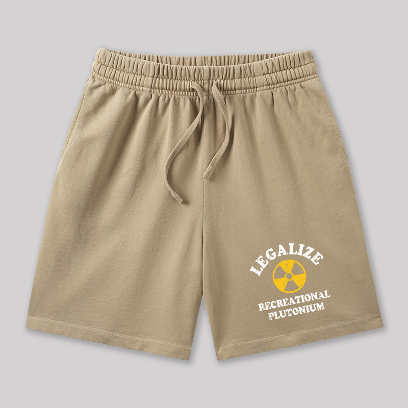 Legalize Recreational Plutonium Geeky Washed Shorts