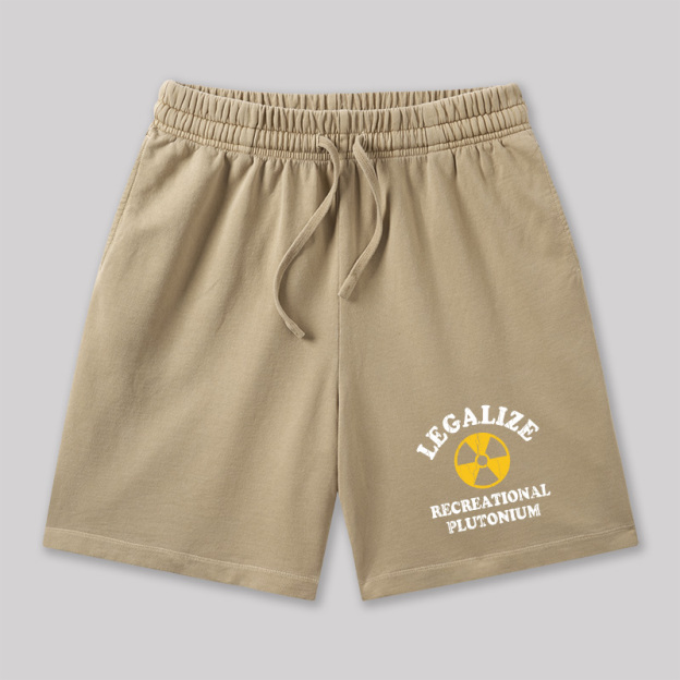Legalize Recreational Plutonium Geeky Washed Shorts