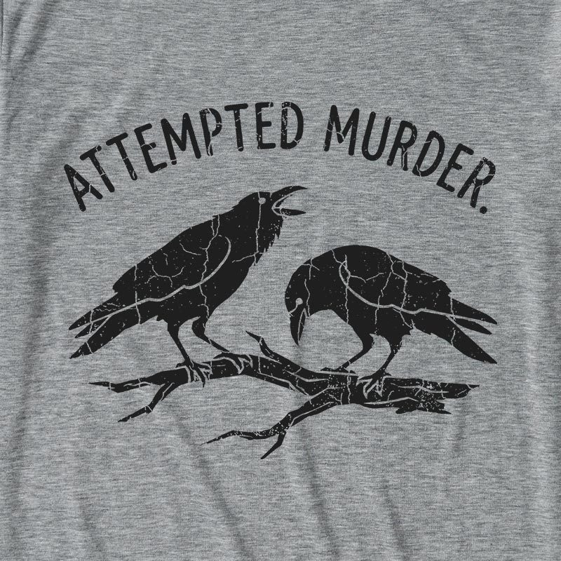 Attempted Murder Ultra Soft Heather Tee