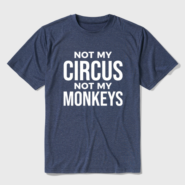 Not My Monkeys Ultra Soft Heather Tee