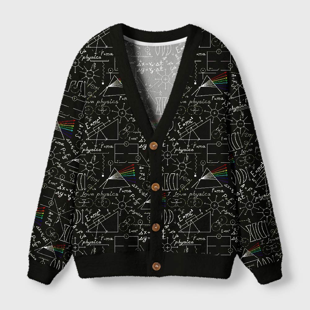 Physics Notes Geek Ugly Cardigan Sweaters