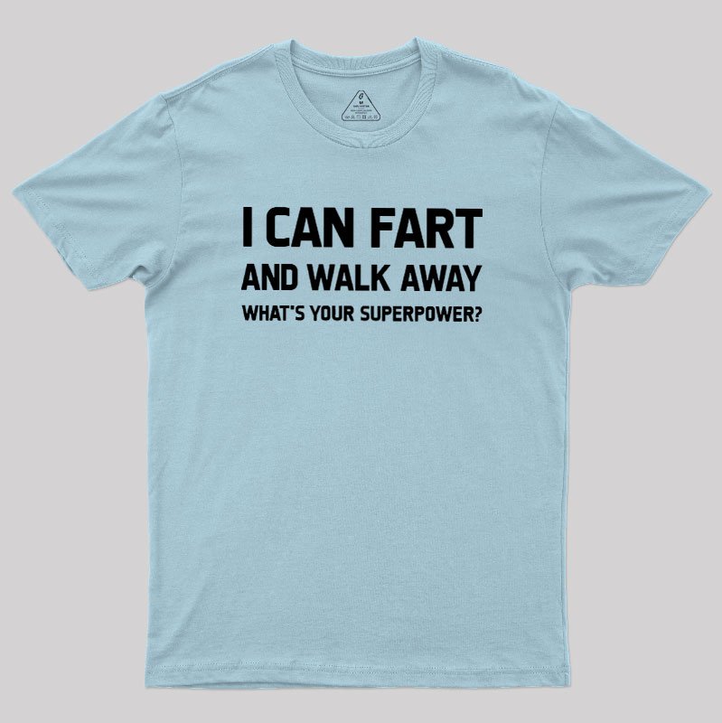 Humorous Superpower Geek T-Shirt