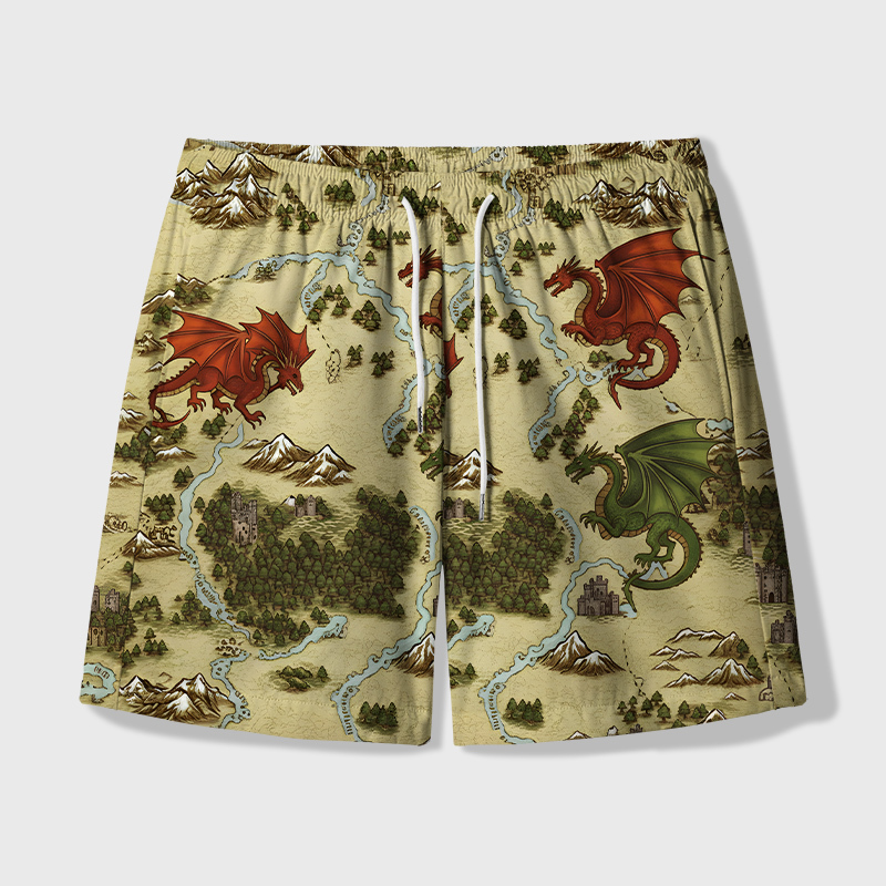 Geeksoutfit Geek Hawaiian Swim Trunks for Sale