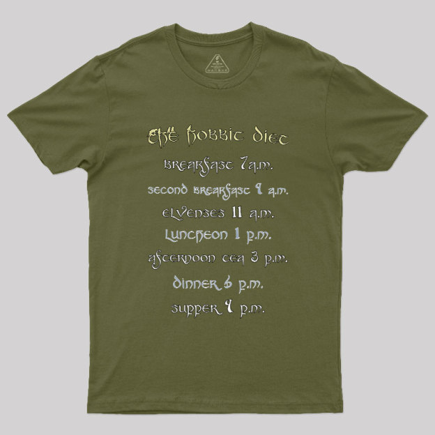 The Hobbit Diet Geek T-Shirt