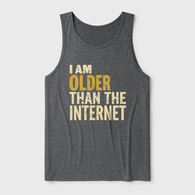 I'm Older Ultra Soft Heather Tank