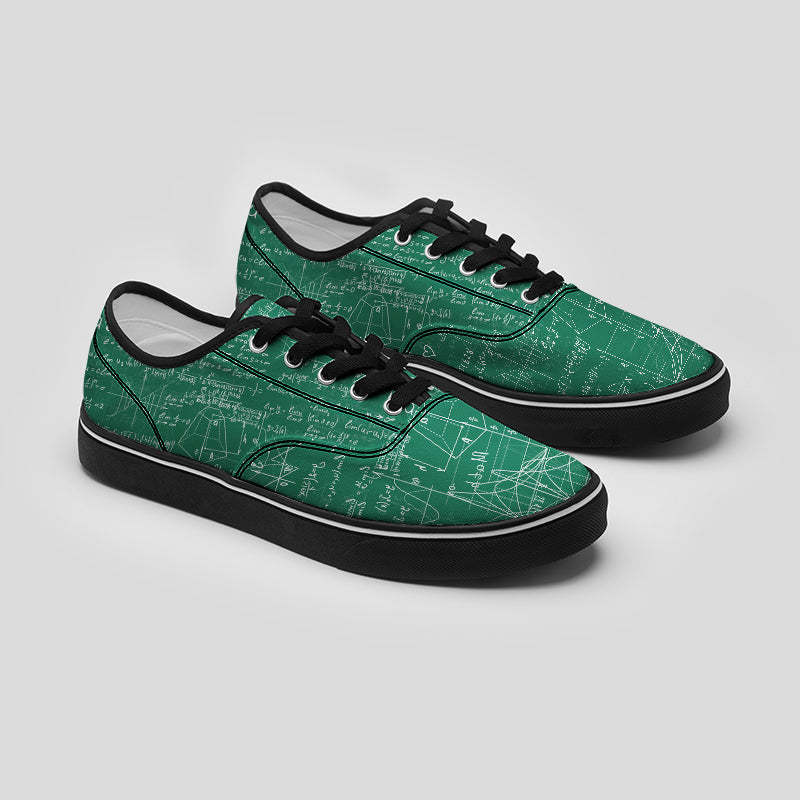 Math Function Geek Canvas Shoes