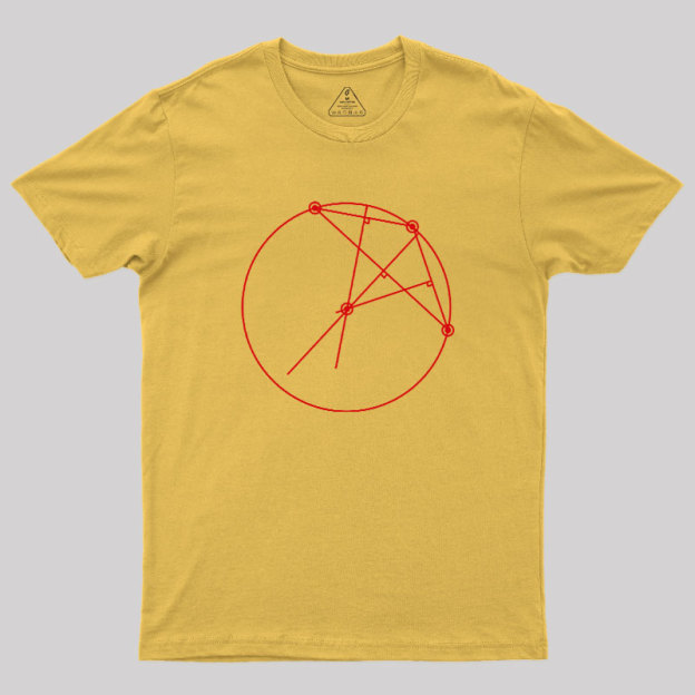 A Circle Completely Surrounding The Upside Down Geek T-Shirt