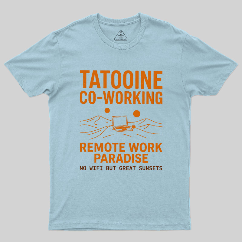 No WiFi Great Sunsets Remote Work Geek T-Shirt