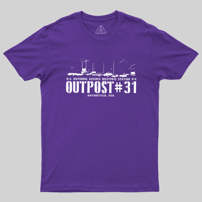 Antarctic Research Station Outpost 31 Style Geek T-Shirt