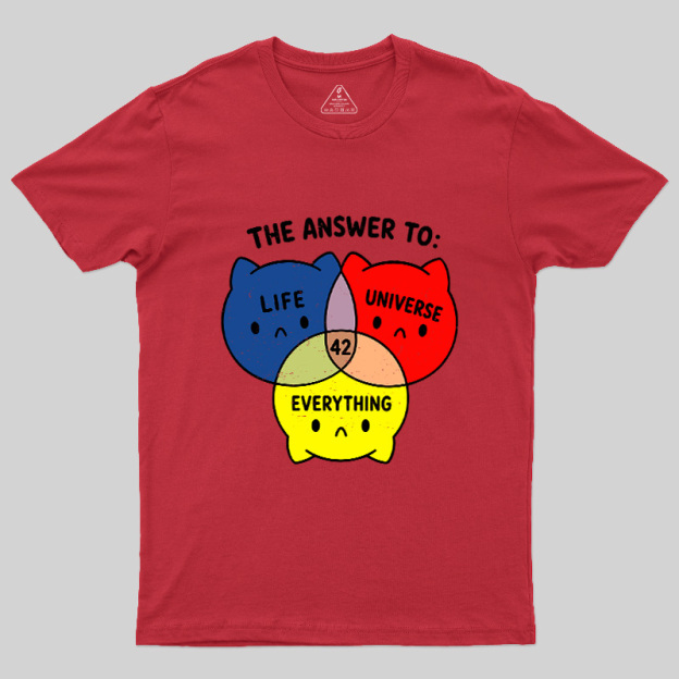 The Answer To Everything 42 Geek T-Shirt