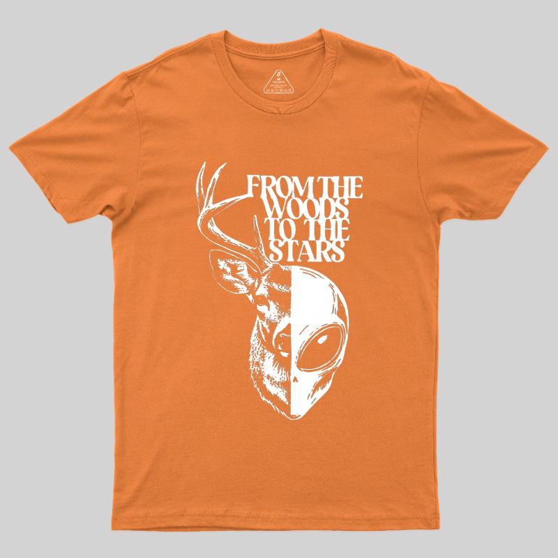 From The Woods To The Stars Geek T-Shirt