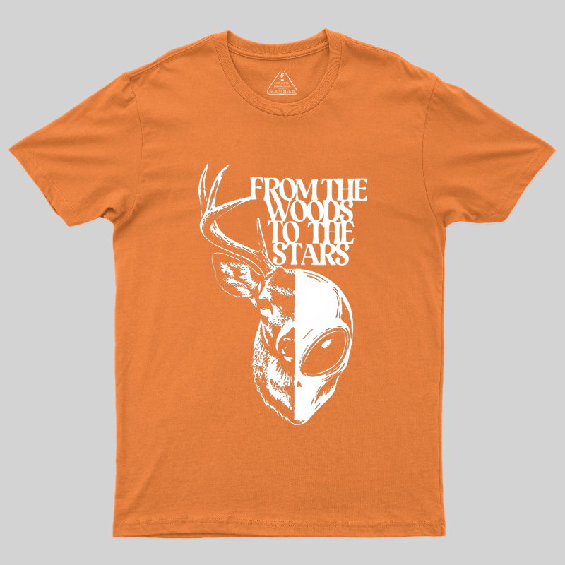 From The Woods To The Stars Geek T-Shirt