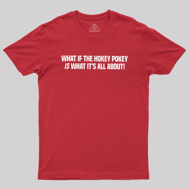 What If The Hokey Pokey Is What Its All About Geek T-Shirt