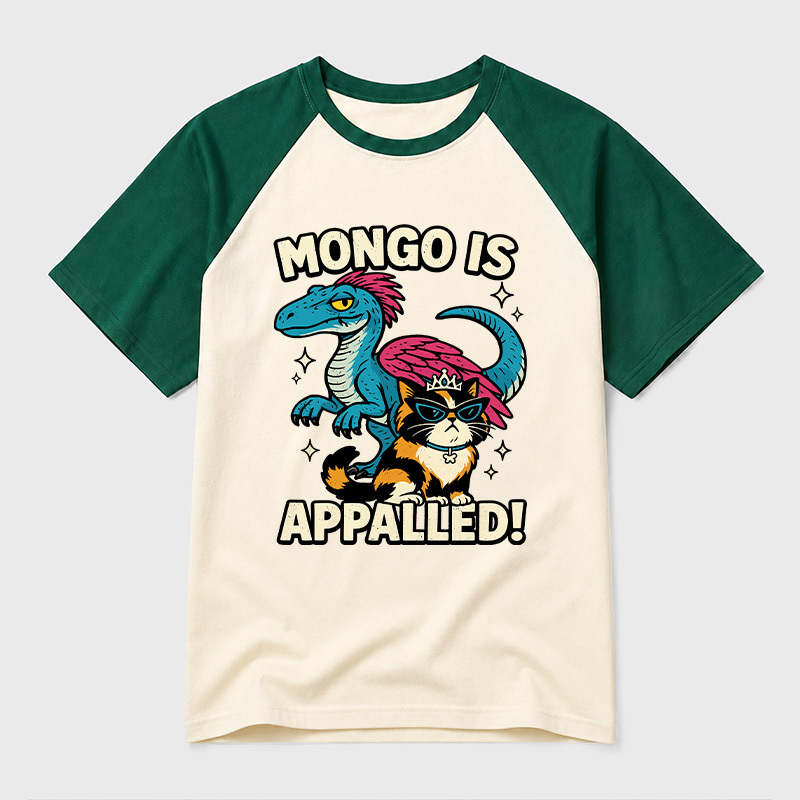 Mongo is Appalled Geek Retro Raglan T-Shirt
