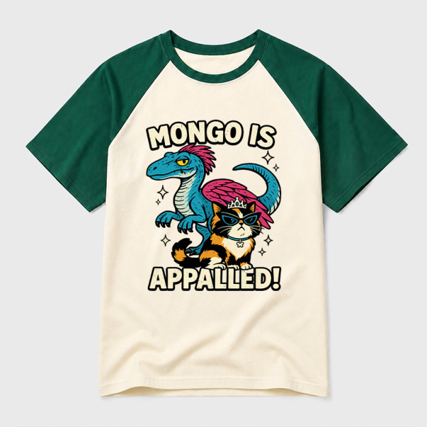 Mongo is Appalled Geek Retro Raglan T-Shirt