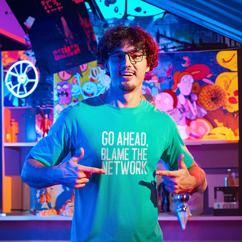 Go Ahead Blame The Network Geek T-Shirt