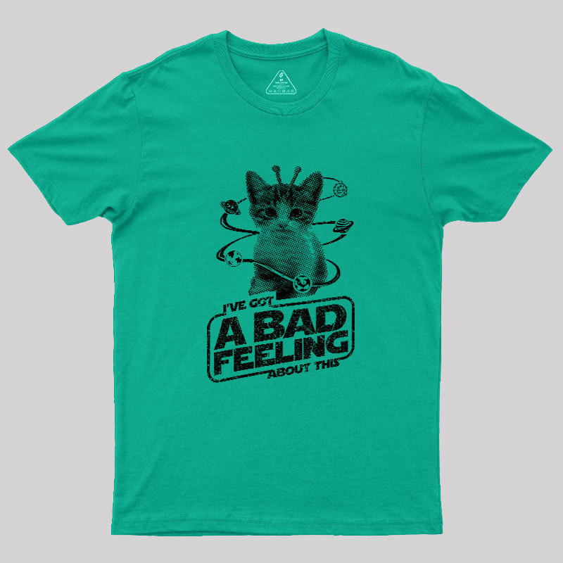 Space Fight Cat Geek T-Shirt