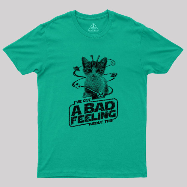Space Fight Cat Geek T-Shirt