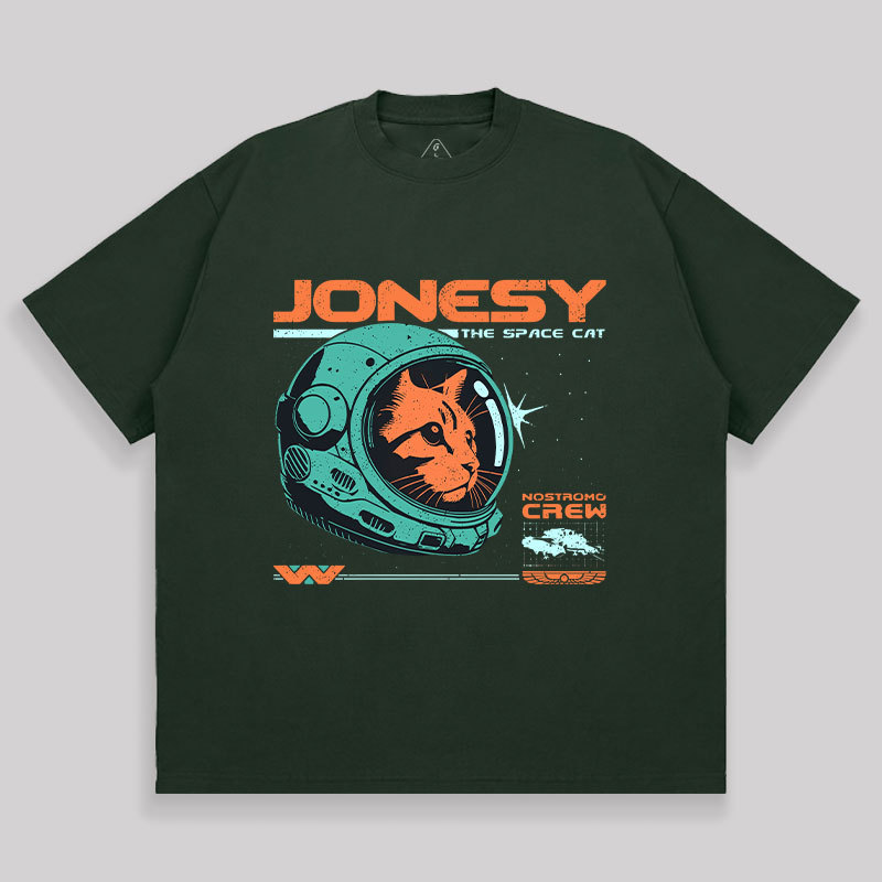 Jonesy The Space Cat Unisex Oversized T-shirt