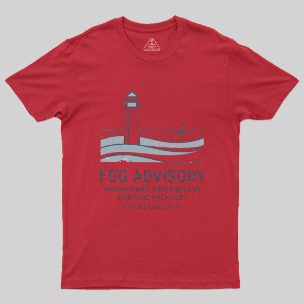 New England Fog Advisory Geek T-Shirt