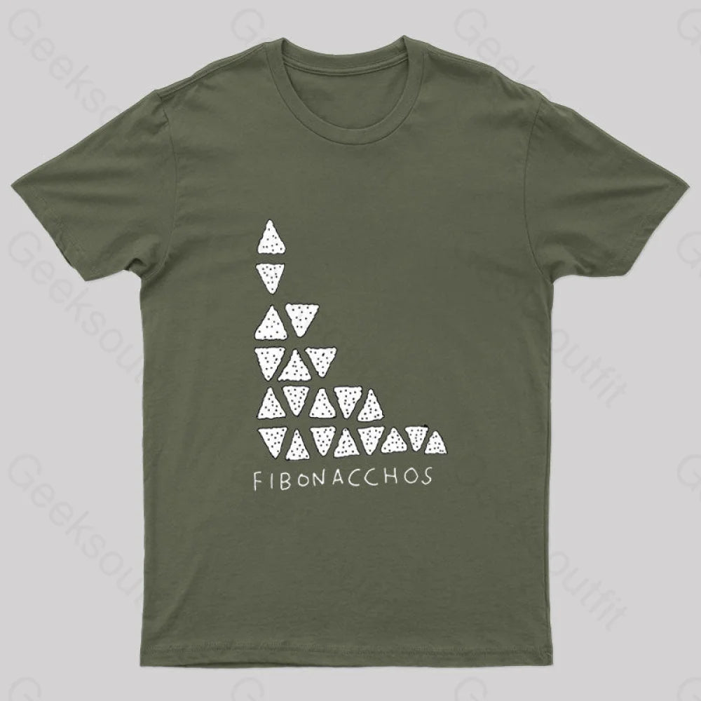 Fibonacchos Nerd T-Shirt Army Green / S
