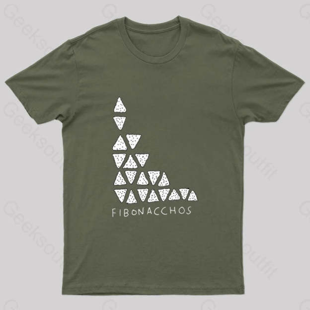 Fibonacchos Nerd T-Shirt Army Green / S