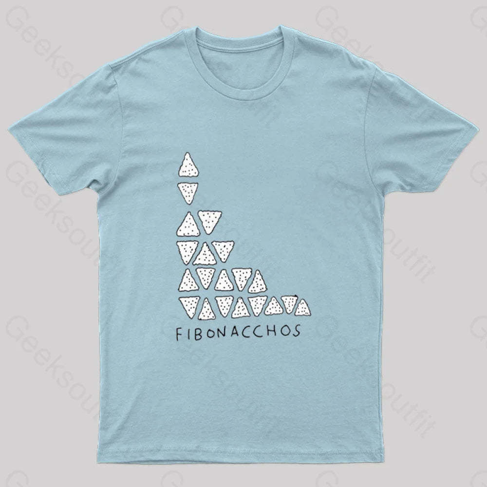 Fibonacchos Nerd T-Shirt Light Blue / S