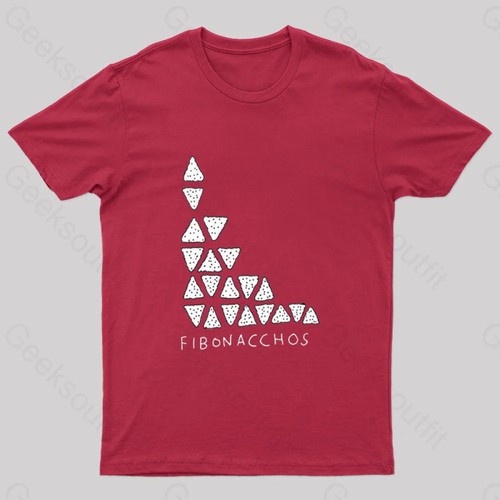 Fibonacchos Nerd T-Shirt Red / S