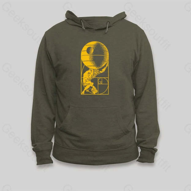 Fibonacci Death Star Hoodie - Geeksoutfit