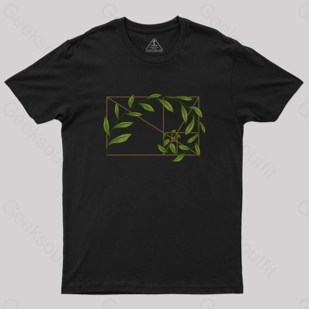 Fibonacci Wicker T-Shirt Black / S Yc