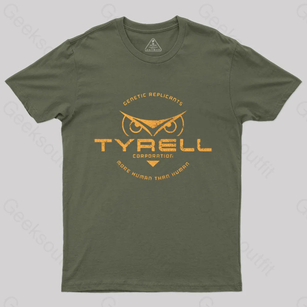 Fictional Blade Runner Brand T-Shirt Army Green / S