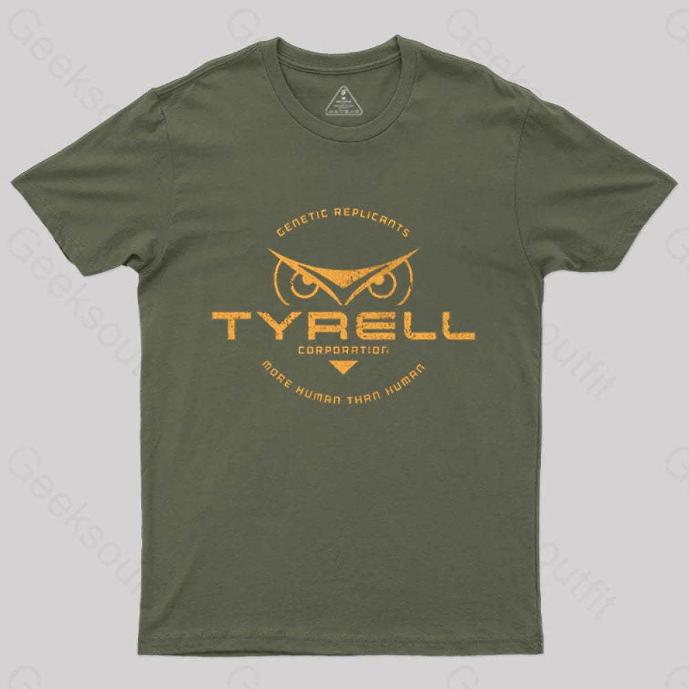 Fictional Blade Runner Brand T-Shirt Army Green / S