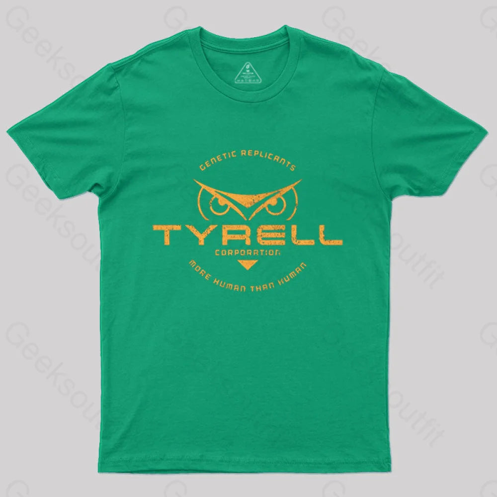 Fictional Blade Runner Brand T-Shirt Green / S