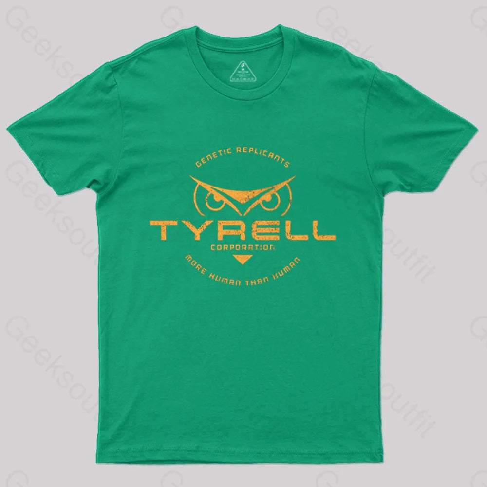 Fictional Blade Runner Brand T-Shirt Green / S