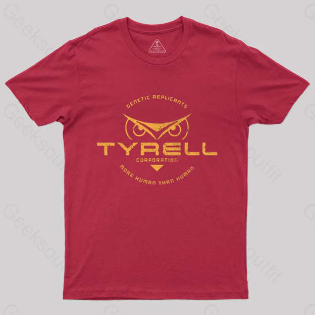 Fictional Blade Runner Brand T-Shirt Red / S
