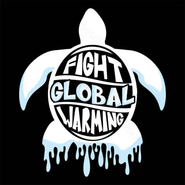 Fight Global Warming Turtle T-Shirt