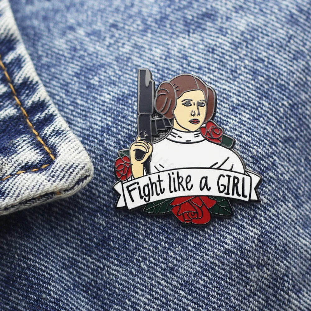Fight Like A Girl Pins
