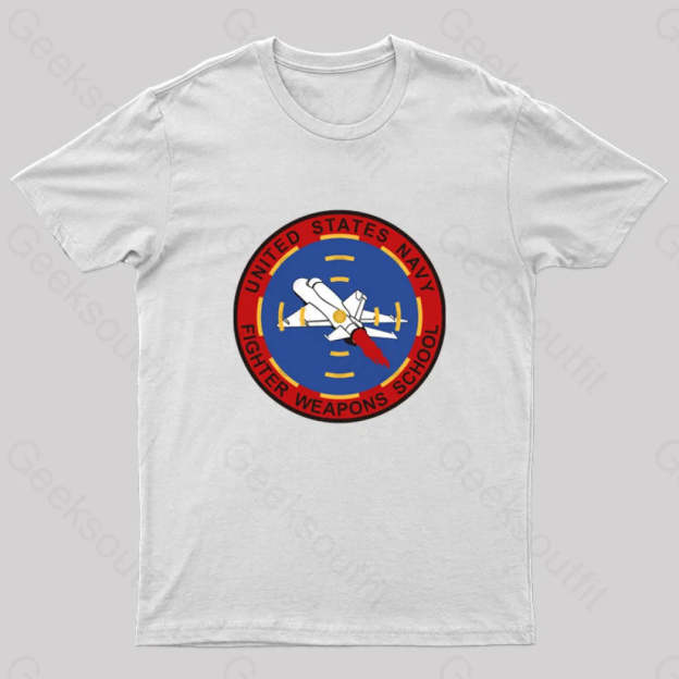 Fighter Jet Geek T-Shirt White / S