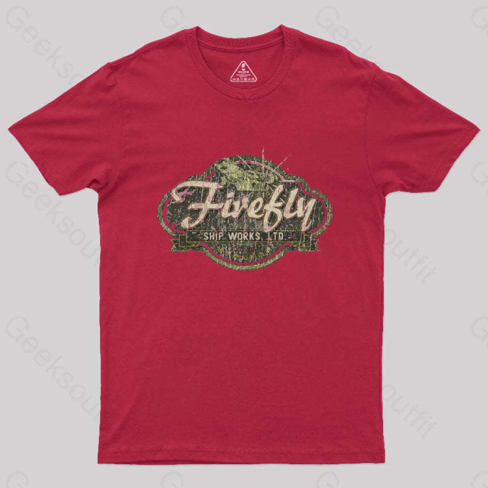 Firefly Ship Works Ltd. 2459 T-Shirt Red / S