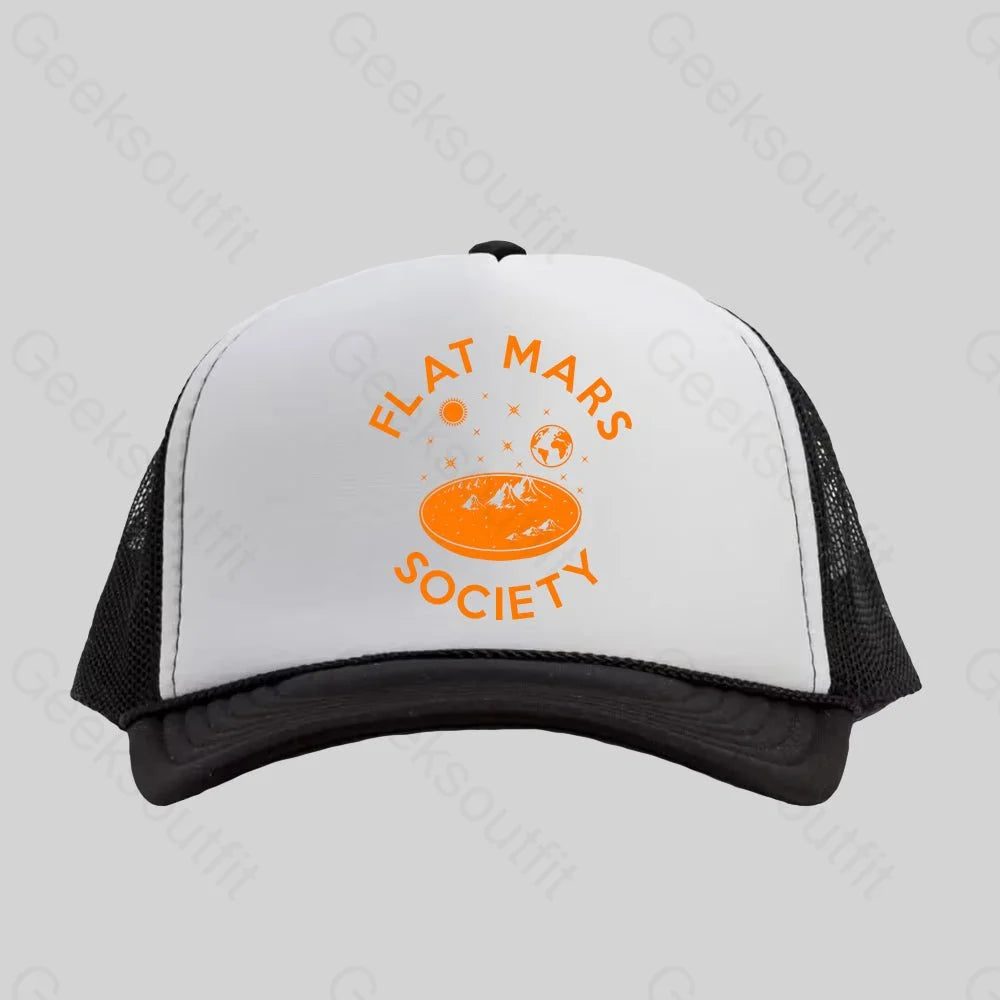 Flat Mars Society Trucker Hat - Geeksoutfit