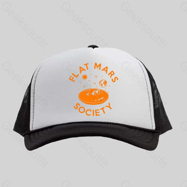 Flat Mars Society Trucker Hat - Geeksoutfit