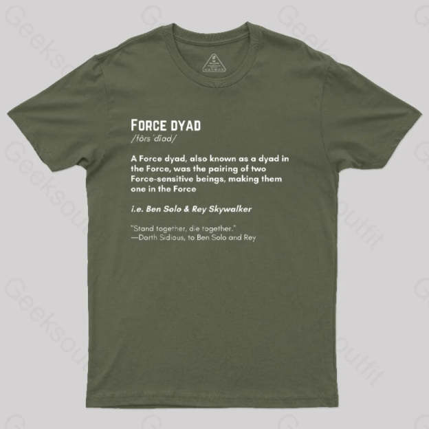 Force Adult Scifi T-Shirt Army Green / S
