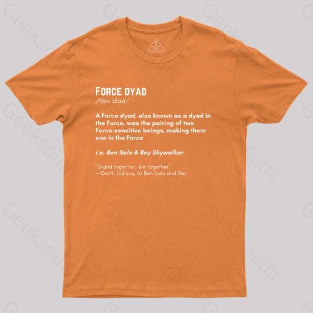 Force Adult Scifi T-Shirt Orange / S
