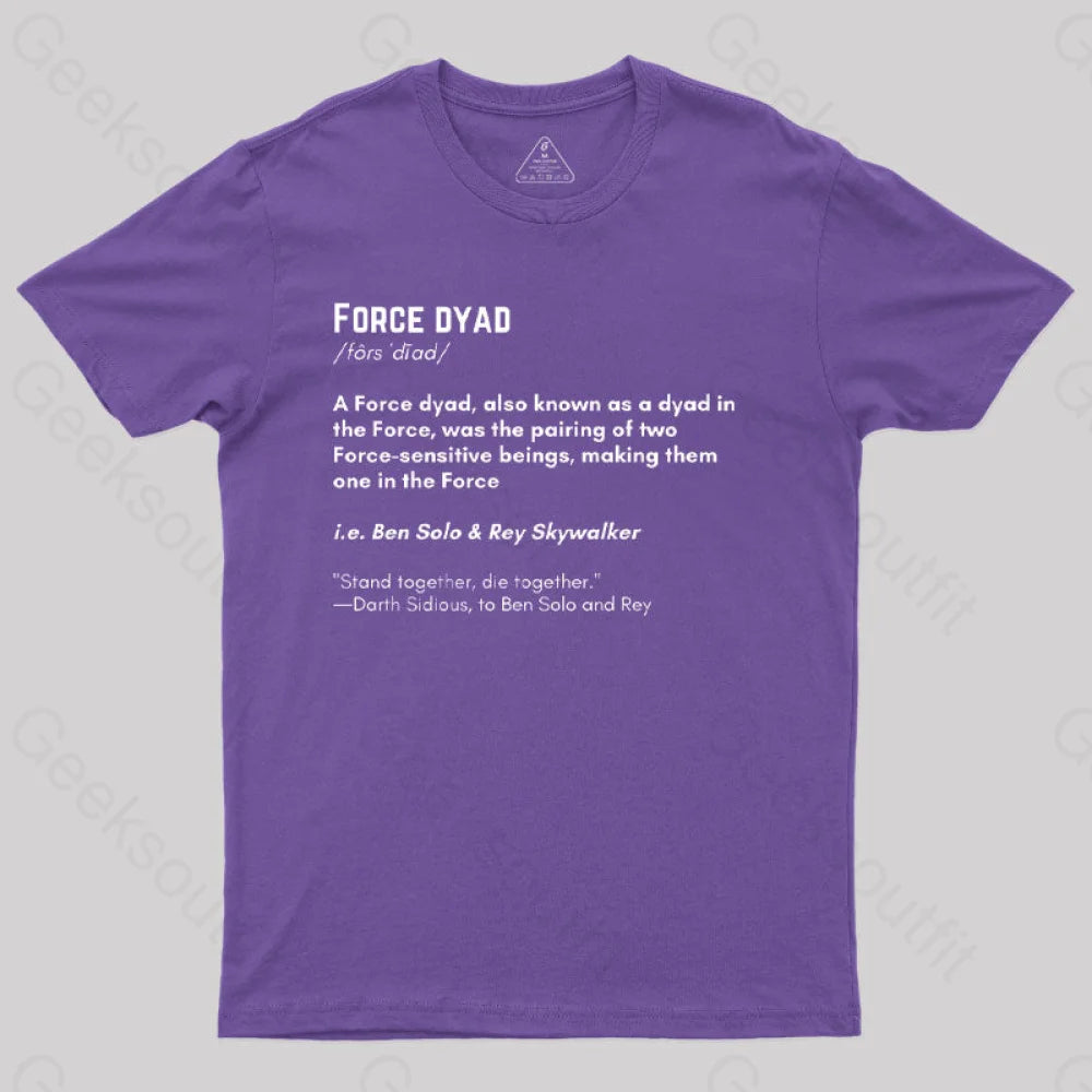 Force Adult Scifi T-Shirt Purple / S