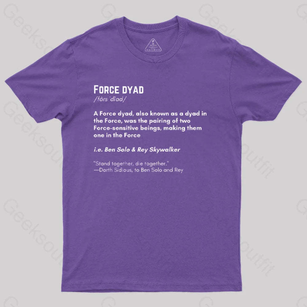 Force Adult Scifi T-Shirt Purple / S