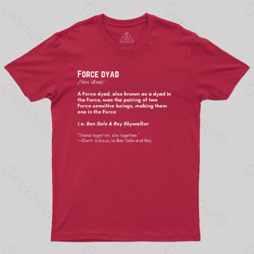 Force Adult Scifi T-Shirt Red / S