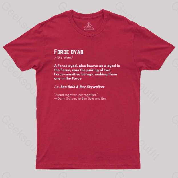 Force Adult Scifi T-Shirt Red / S