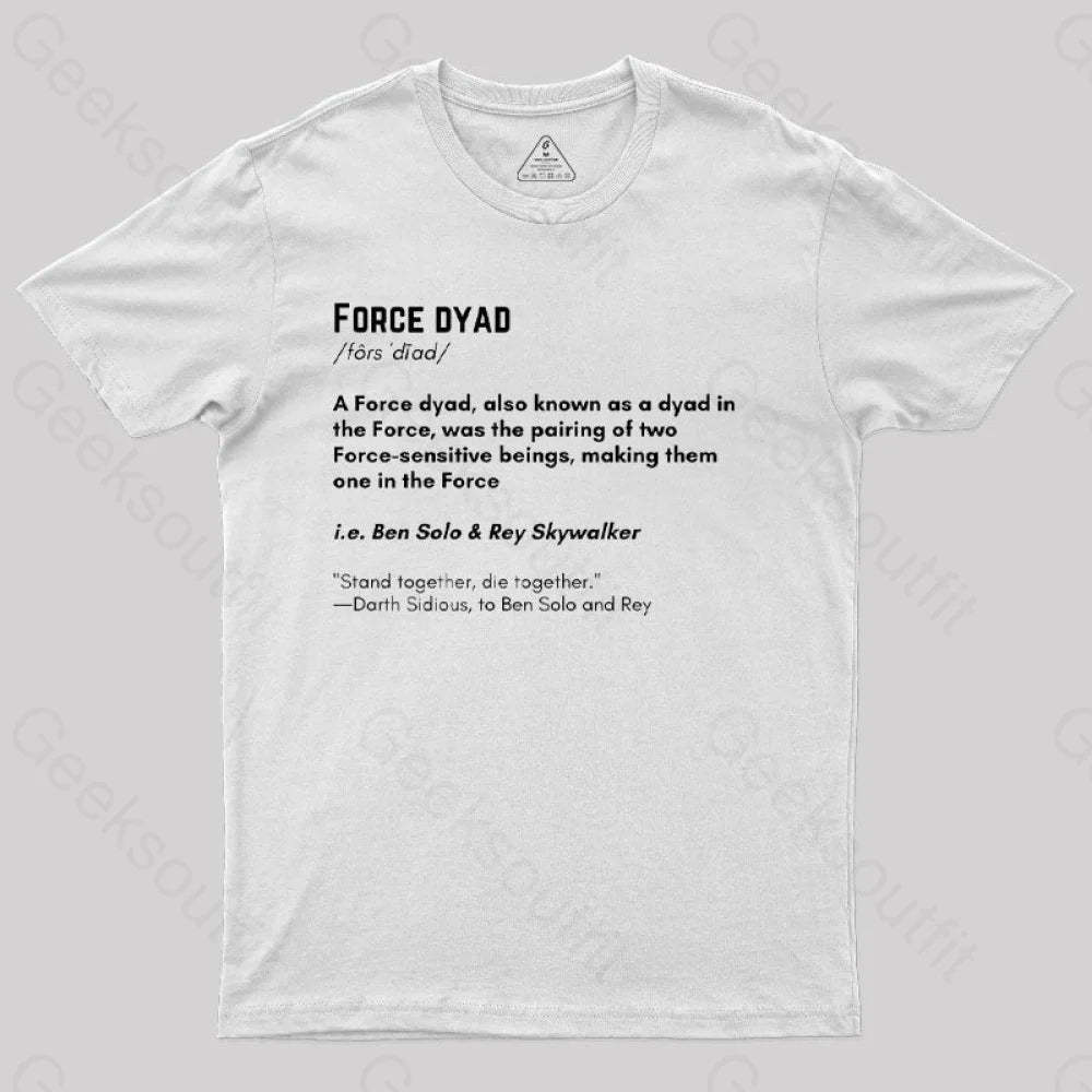 Force Adult Scifi T-Shirt White / S