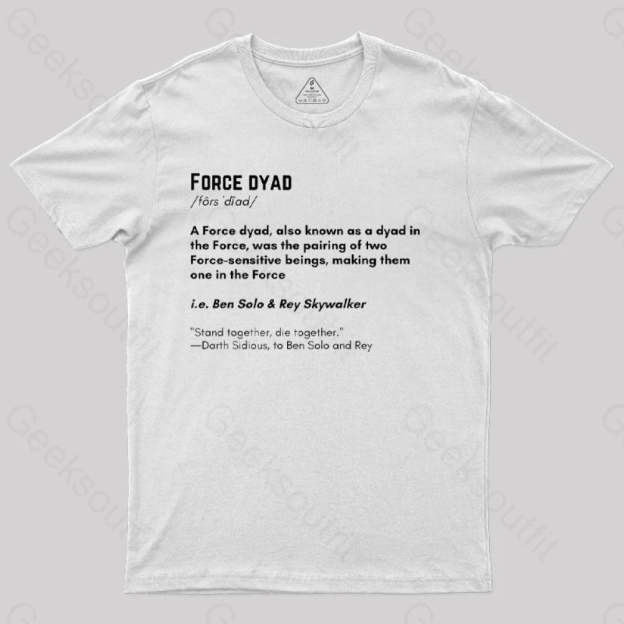 Force Adult Scifi T-Shirt White / S