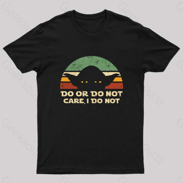 Force Apathy Geek T-Shirt Black / S